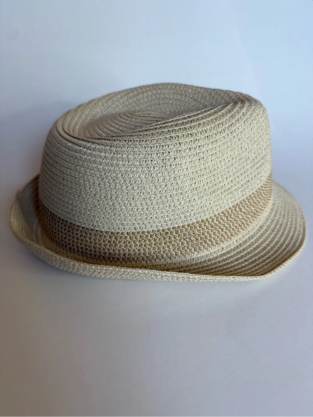 Fancet Packable Straw Fedora Panama Sun Summer Beach Hat Cuban Trilby Men Women